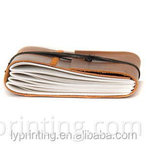 High quality PU leather notebook gift notebook leather diary book printing